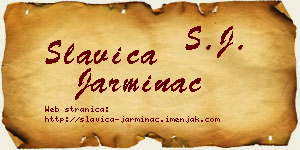 Slavica Jarminac vizit kartica